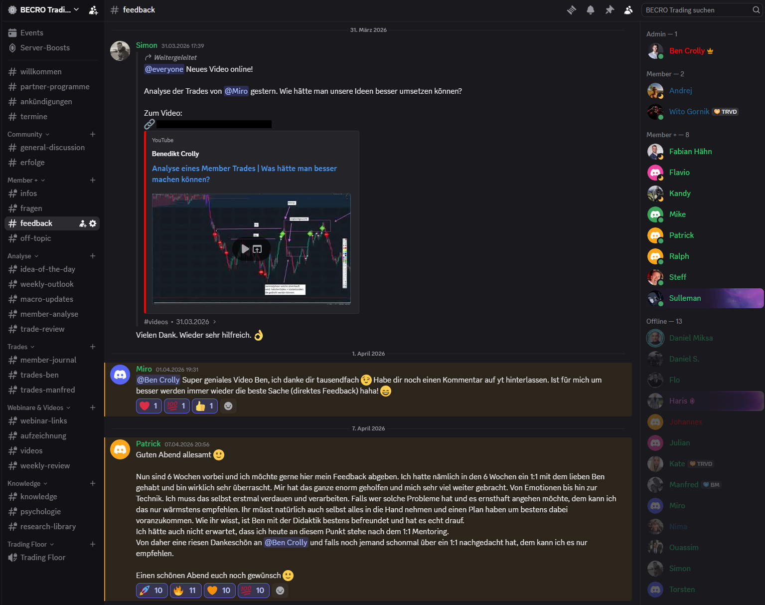 BECRO Trading Discord Community